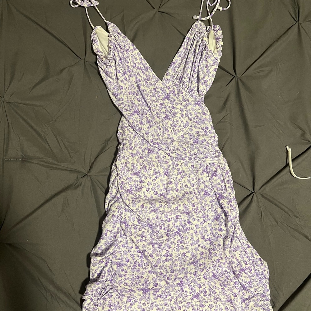 Floral Purple Dress